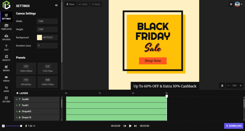 animasi gif dan pembuat video